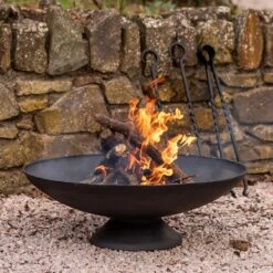 Cast Iron Disc Fire Pit - Large 12 Cast Iron Disc Fire Pit - Large -Plants Shop pr2000014001 card5 lg