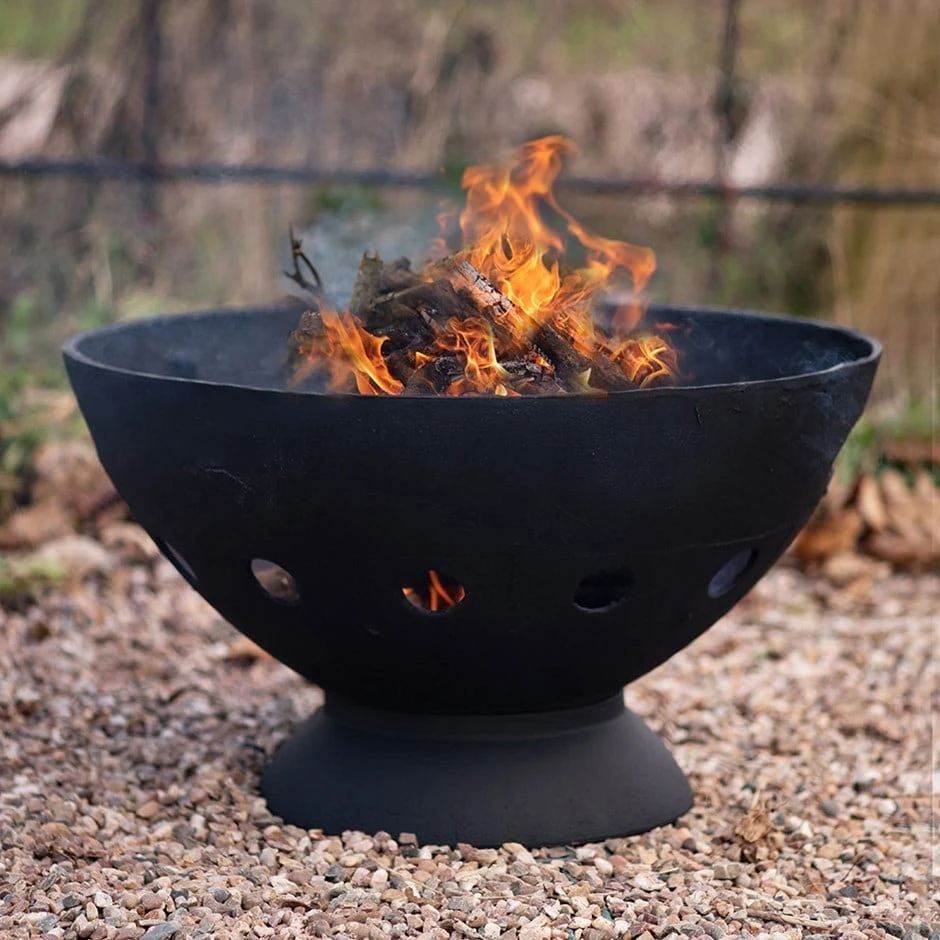 Cast Iron Fire Pit With Grill 1 Cast Iron Fire Pit With Grill