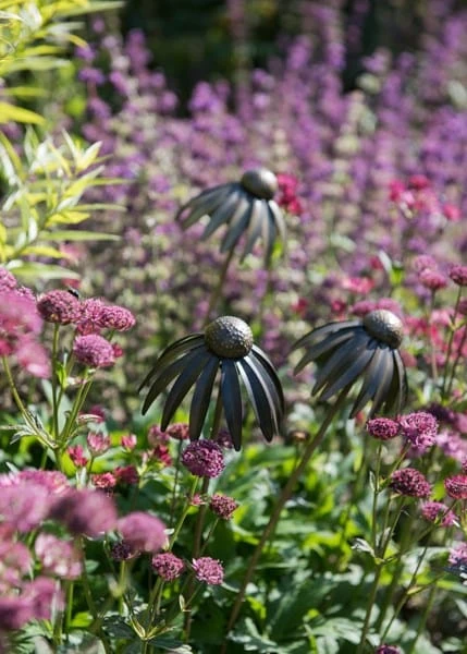 Echinacea Plant Stake - Antique Bronze 7 Echinacea Plant Stake - Antique Bronze - Image 7