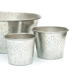 Hand Etched Aluminium Planter -Plants Shop pr2000028556 card4 lg