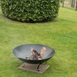 Iron Disc Fire Pit Bowl With Tripod Base 8 Iron Disc Fire Pit Bowl With Tripod Base -Plants Shop pr2000029435 card3 lg