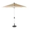 Brushed Aluminium Parasol 2.5m
