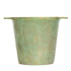 Cast Aluminium Pot Cover With Verdigris Patina -Plants Shop pr2000031480 card4 lg