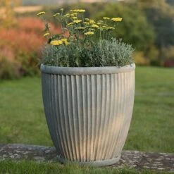 Tall Antique Zinc Dolly Pot -Plants Shop pr2000031491 card4 lg