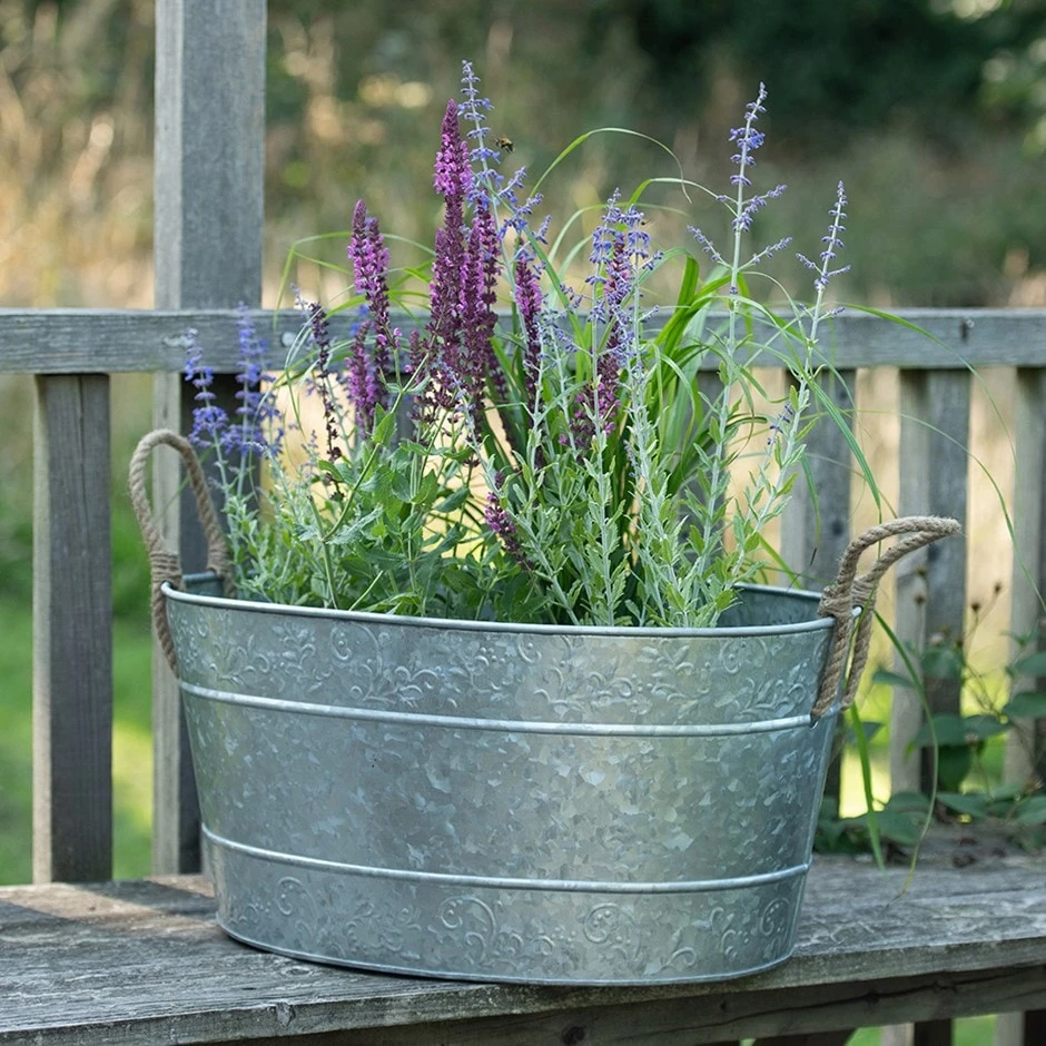 Galvanised Trough For Plants Or Drinks 1 Galvanised Trough For Plants Or Drinks