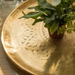 Solid Etched Brass Tray -Plants Shop pr2000031508 card4 lg