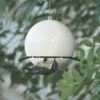Clay Peanut Feeder White