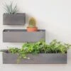Zinc Wall Planters - Set Of 3