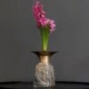 Brass Flute Hyacinth Vase