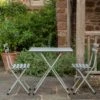 Rome Folding Bistro Set - Cloud Grey