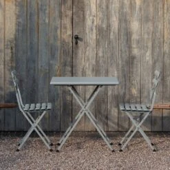 Rome Folding Bistro Set - Cloud Grey -Plants Shop pr2000035668 card3 lg