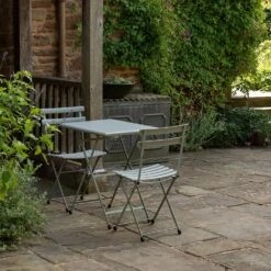 Rome Folding Bistro Set - Cloud Grey -Plants Shop pr2000035668 card4 lg