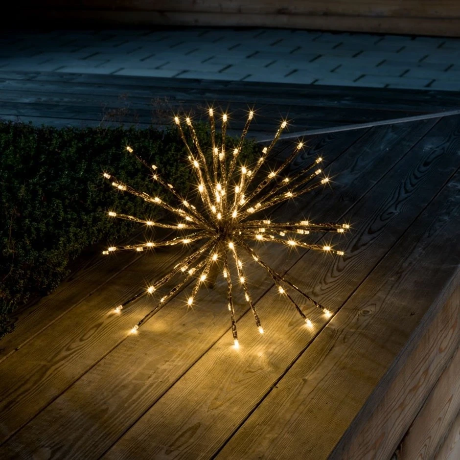 Starburst Hanging Light - Brass 1 Starburst Hanging Light - Brass