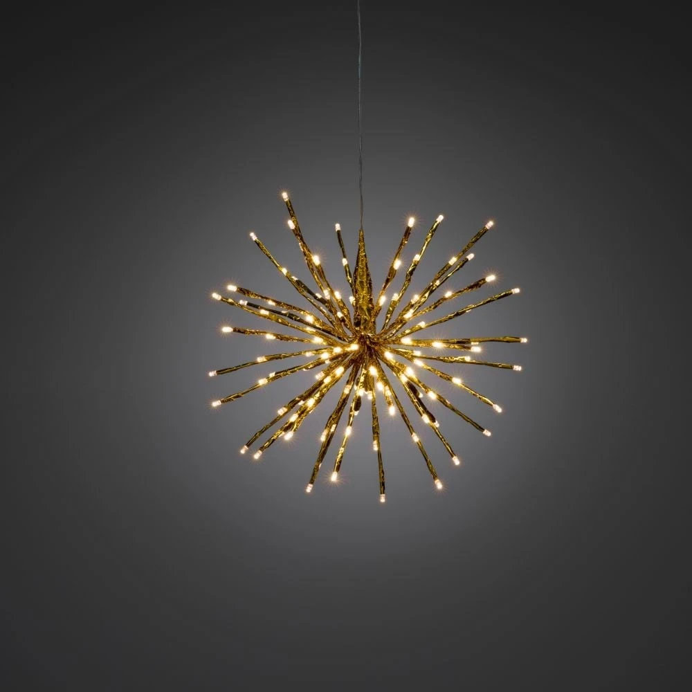 Starburst Hanging Light - Brass 2 Starburst Hanging Light - Brass - Image 2