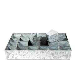 Galvanised Tray With 24 Grow Pods 9 Galvanised Tray With 24 Grow Pods -Plants Shop pr2000037488 card4 lg
