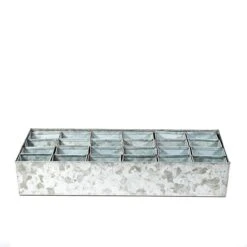 Galvanised Tray With 24 Grow Pods 11 Galvanised Tray With 24 Grow Pods -Plants Shop pr2000037488 card6 lg