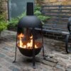 Hooded Jiko Fire Pit Warmer With FREE Fire Starter Dome