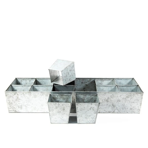 Galvanised Tray With 12 Large Grow Pods 6 Galvanised Tray With 12 Large Grow Pods - Image 6