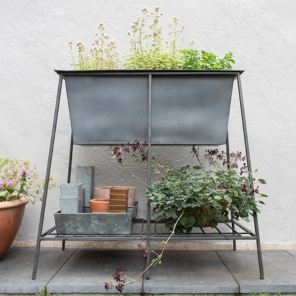 Trough Stand With Shelf - Long 2 Trough Stand With Shelf - Long - Image 2