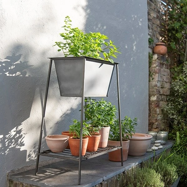 Trough On Stand With Shelf - Short 2 Trough On Stand With Shelf - Short - Image 2