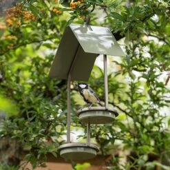 One Up One Down Bird Feeder - Crocus Green 7 One Up One Down Bird Feeder - Crocus Green -Plants Shop pr2000037553 card4 lg