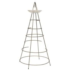 Sweet Pea Obelisk With Bird Bowl - Crocus Green -Plants Shop pr2000037556 card3 lg