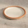 Glazed Terracotta Bird Bath Saucer - Oatmeal