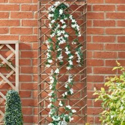 Framed Willow Trellis Panel