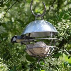 Brushed Aluminium Satellite Fat Ball Feeder -Plants Shop pr2000040682 card4 lg