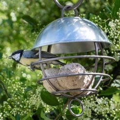 Brushed Aluminium Satellite Fat Ball Feeder -Plants Shop pr2000040682 card5 lg