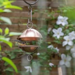 Brushed Copper Satellite Bird Seed Feeder 10 Brushed Copper Satellite Bird Seed Feeder -Plants Shop pr2000040690 card4 lg