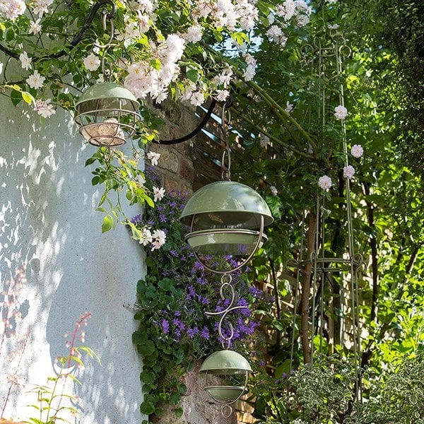 Hanging Bird Feeding Dome - Crocus Green 7 Hanging Bird Feeding Dome - Crocus Green - Image 7