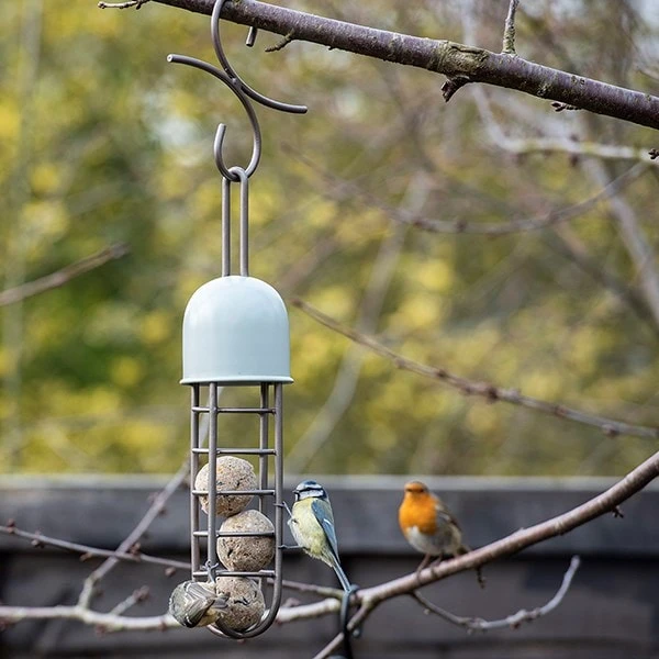 Tree Hanging Fat Ball Feeder - Putty 2 Tree Hanging Fat Ball Feeder - Putty - Image 2