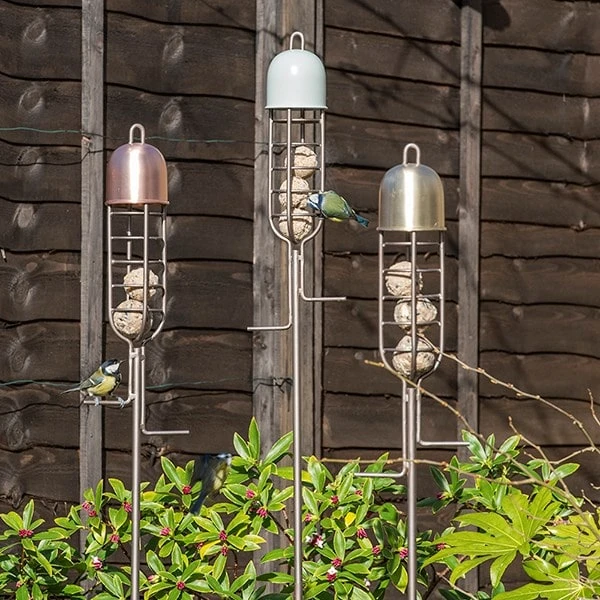 Garden Stake Fat Ball Feeder - Putty Grey 2 Garden Stake Fat Ball Feeder - Putty Grey - Image 2