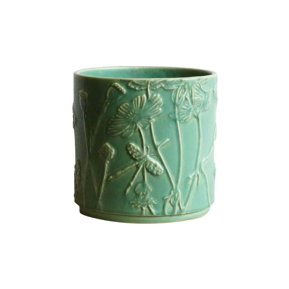 Stoneware Meadow Planter Olive 3 Stoneware Meadow Planter Olive - Image 3