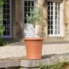Terracotta Ribbed Flowerpot Small
