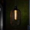 Black Mesh Pendant Light
