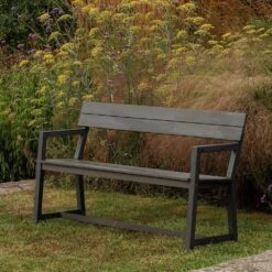Mkaa Bench With Armrests - Three Seater -Plants Shop pr2000046293 card4 lg