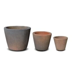 Tapered Terracotta Pot - Sandblasted -Plants Shop pr2000046314 card7 lg