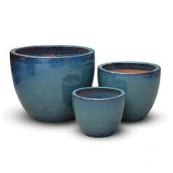 Glazed Terracotta Pot - Reef Blue -Plants Shop pr2000046329 card6 lg
