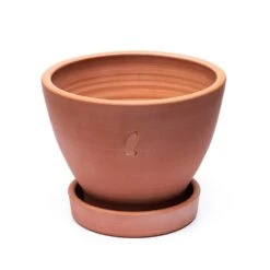 Terracotta Herb Pot And Saucer - Large 7 Terracotta Herb Pot And Saucer - Large -Plants Shop pr2000046523 card4 lg