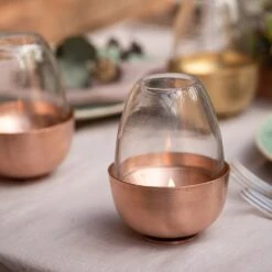 Tulip Tealight Holder - Copper 14 Tulip Tealight Holder - Copper -Plants Shop pr2000046888 card7 lg