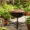 Fire Pit/table With Copper Top - Low