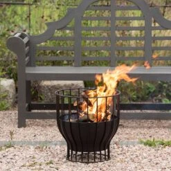 Fire Basket/table With Copper Top -Plants Shop pr2000046902 card3 lg
