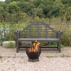 Fire Basket/table With Copper Top -Plants Shop pr2000046902 card9 lg