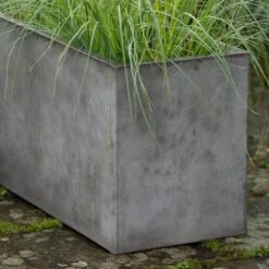 Rectangular Terrace Planter - Weathered Cement 10 Rectangular Terrace Planter - Weathered Cement -Plants Shop pr2000048710 card5 lg
