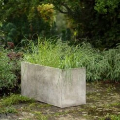 Rectangular Terrace Planter - Weathered Cream 17 Rectangular Terrace Planter - Weathered Cream -Plants Shop pr2000048714 card8 lg