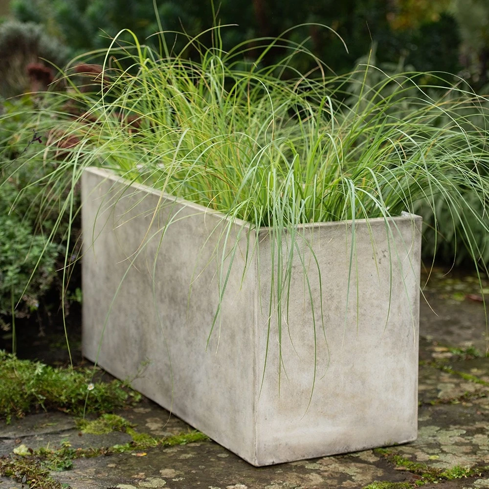 Rectangular Terrace Planter - Weathered Cream 9 Rectangular Terrace Planter - Weathered Cream - Image 9