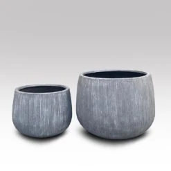 Ripple Bowl Planter - Ash Grey -Plants Shop pr2000048719 card4 lg