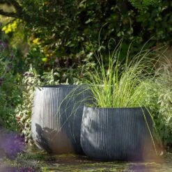 Ripple Bowl Planter - Ash Grey -Plants Shop pr2000048719 card7 lg